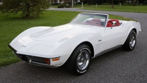 Corvette White Convertible