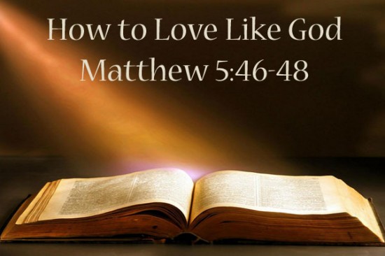 How to Love Like God