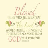 Believe and Be Blessed