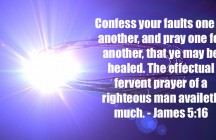 Confess Your Faults